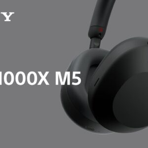 "Sony WH-1000XM5 Wireless Noise-Canceling Headphones - Black, Industry-Leading Noise Cancellation, 30-Hour Battery Life, Comfortable Fit"