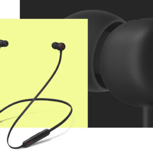 "Beats Flex Wireless Earphones Black Red"