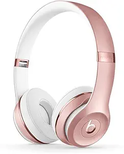 "Beats Solo3 Rose Gold Wireless Headphones"