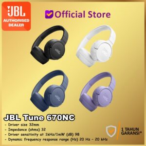 "JBL T670NC Wireless Noise Cancelling Headphones"