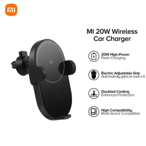 Mi 20W Wireless Car Charger – Fast Charging with Automatic Grip