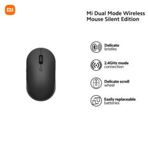 Mi Dual Mode Wireless Mouse (Black) – Ergonomic Design, Wired and Wireless Connectivity