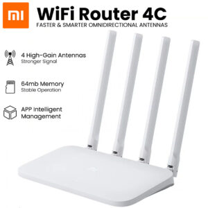 Mi Router 4C (White) – High-Speed Wi-Fi, Enhanced Coverage & Easy Setup