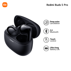 Redmi Buds 5 Pro Midnight Black – Premium Sound |Unmatched Comfort