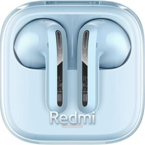 Redmi Buds 6 Active Transparent Blue – Bluetooth 5.3 |AI Noise Reduction |30H Battery Life