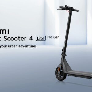 Xiaomi Electric Scooter 4 Lite (2nd Gen) – Foldable Electric Scooter |20 km/h Speed, Long Battery Life & Lightweight Design