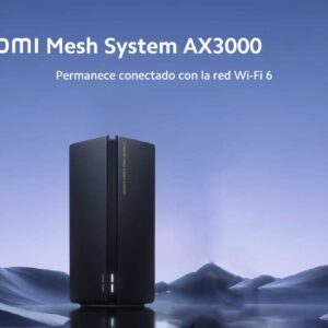 Xiaomi Mesh System AX3000 (1-Pack) | Wi-Fi 6 Mesh System with 3000 Mbps Speed, Full Home Coverage, and Dual-Band Connectivity