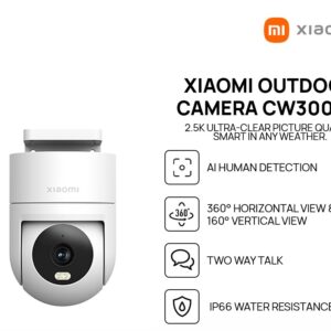Xiaomi Outdoor Camera CW300 EU – 1080p HD | AI Motion Detection | Night Vision | Weatherproof Security Cam