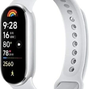 Xiaomi Smart Band 9 Glacier Silver – Fitness Tracker with AMOLED Display | Heart Rate Monitor | and 14-Day Battery Life