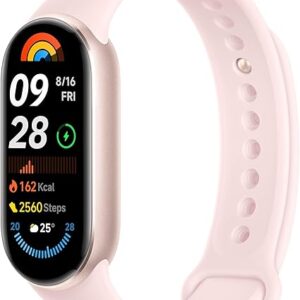 Xiaomi Smart Band 9 Mystic Rose – AMOLED Display | Fitness Tracker |14 Days Battery Life | 5ATM Water-Resistant