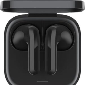 "Redmi Buds 6 Active Black - wireless earbuds with noise reduction ,ergonomic design"