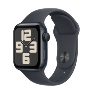 Apple Watch SE GPS 40mm – Midnight Aluminum Case with Midnight Sport Band (S/M)