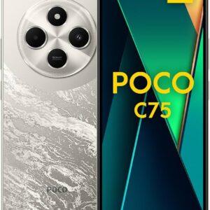 POCO C75 (6GB RAM + 128GB Storage) – Power & AI face recognition for added security