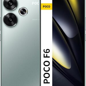 POCO F6 5G (12GB RAM + 512GB Storage) Green - Snapdragon Power, 120Hz AMOLED, 67W Fast Charging (EU Version)