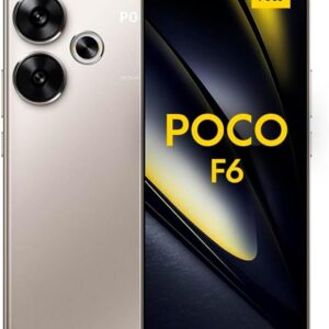 POCO F6 5G (12GB RAM + 512GB Storage) Titanium - Snapdragon | 120Hz AMOLED | 67W Fast Charging (EU Version)