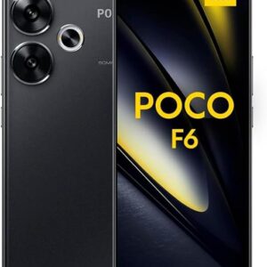 POCO F6 5G (8GB RAM + 256GB Storage) Black - Snapdragon | 120Hz AMOLED | 67W Fast Charging (EU Version)