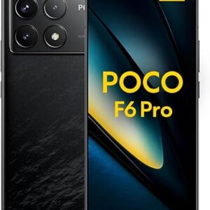 POCO F6 PRO 5G (12GB RAM + 256GB Storage) Black - Snapdragon | 120Hz AMOLED | 67W Fast Charging (EU Version)
