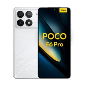 POCO F6 PRO 5G (12GB RAM + 256GB Storage) White - Snapdragon | 120Hz AMOLED | 67W Fast Charging (EU Version)