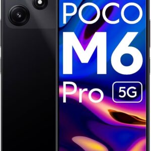 POCO M6 6GB RAM + 128GB Storage BLACK EU – Powerful Performance | 90Hz Display | 5000mAh Battery