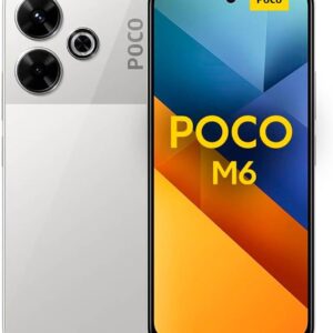 POCO M6 6GB RAM + 128GB Storage SILVER EU – 90Hz Display | 50MP AI Camera | 5000mAh Battery