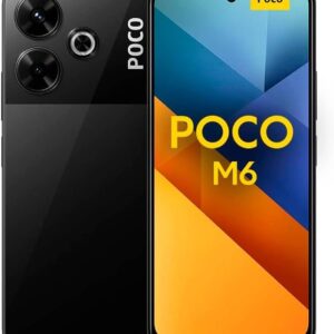 POCO M6 8GB RAM + 256GB Storage BLACK EU – 90Hz Display | 50MP AI Camera | 5000mAh Battery