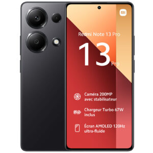 Redmi Note 13 Pro 4G 12GB RAM 512GB Storage - Black EU
