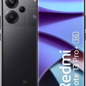 Redmi Note 13 Pro+ 5G (12GB RAM + 512GB Storage) Black - 200MP Camera | 120Hz AMOLED | 120W Fast Charging | 5G Speed (EU Version)