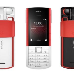Nokia 5710 XpressAudio TA-1498 Dual SIM 4G LTE Feature Phone with Built-in Wireless Earbuds,