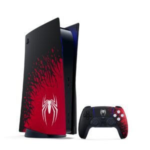 Sony PlayStation 5 Disc Edition Slim – Marvel's Spider-Man 2 Limited Edition Console | 1TB Storage, 4K Gaming, DualSense Wireless Controller